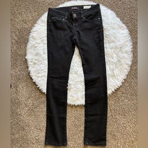 Guess Jeans Faded Black Sarah Fit Mid Rise Skinny Stretchy Womens Size 28